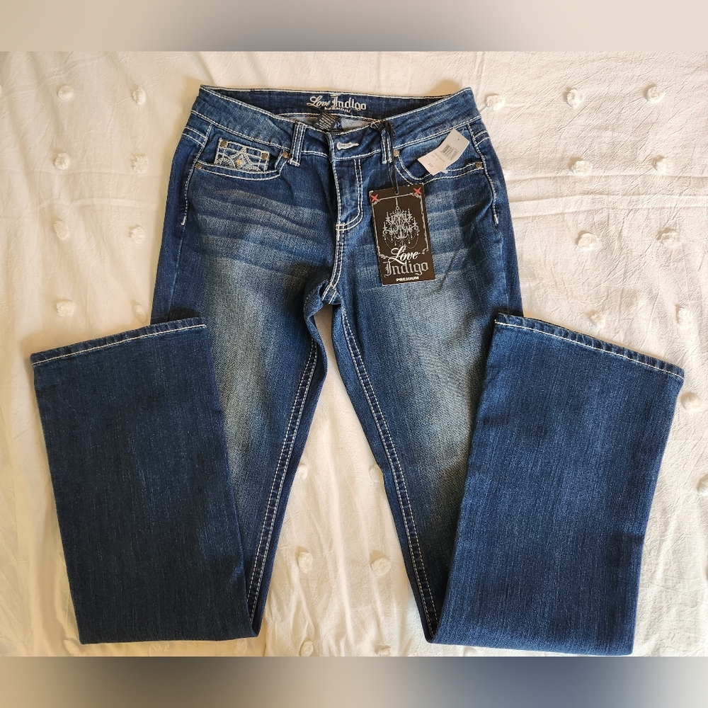 Love Indigo Premium Women's Blue Jeans